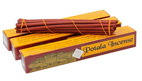HD19 tibetano hecho a mano de Nepal 3 cajas Potala incienso Pure...