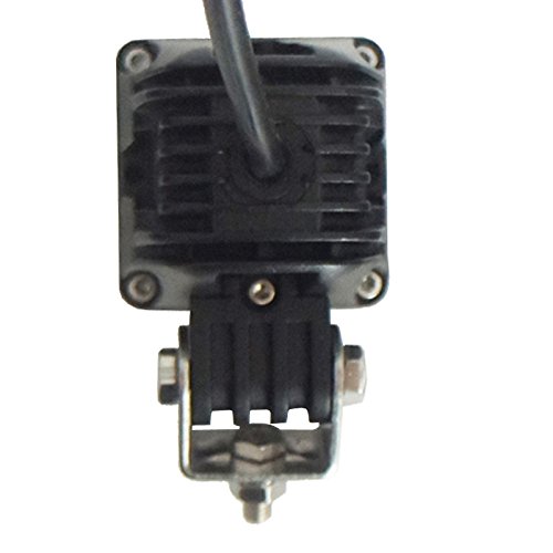 TMH 10w Cree LED Work Light Square Shape 60 Degree Flood Beam Lamp Driving Light, Jeep, Off-road, 4wd, 4x4, Utv, Sand Rail, Atv, Suv, Motorbike, Motorcycle, Bike, Dirt Bike, Bus, Trailer, Truck, Train, Mining Truck, Excavator, Bulldozer, Crane, Road Rolle - Thumbnail 7