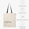 Eco Right Aesthetic Canvas Tote Bag for Women, Cute, Trendy & Reusable Cotton Bags for School, Shopping, Gym, Library and Beach, Perfect for Groceries, Gifts for Teachers #5