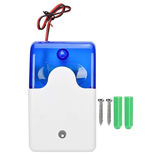 12V Wired Indoor, Siren Sound Alarm LED Warning Audible and Aisual Anti Theft Alarms for Home Security System - Image 2