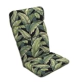 Arden Outdoor Adirondack or Rocking Chair Cushion, 20 x 17, Rain-Proof, Fade Resistant 17 x 20, Onyx Cebu