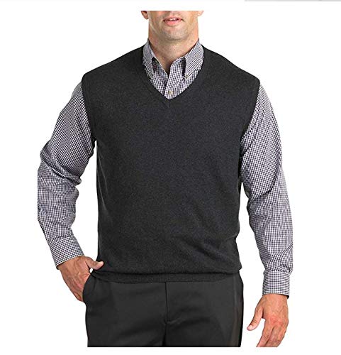 Harbor Bay by DXL Men's Big and Tall V-Neck Sweater Vest2