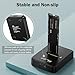 AMZPILOT Tool-Free M.2 NVMe & SATA to USB C Docking Station, 10Gbps SSD Reader Adapter for Data Rescue & External Storage, Supports M/B+M Key NVMe PCIe & SATA NGFF 2230-22110, for Laptop, PC