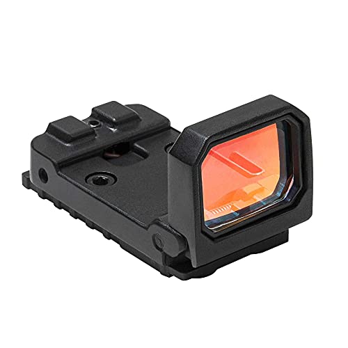 Flip Up Red Dot Pistol Sight Reflex Sight RMR Scope Mount for MOS or Slide Cut Accept RMR Pistola 1913 Mount Rifle Scopes (Black)