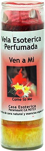 INDIO Vela de aceite de palma SPRITIUAL Come to Me 7 colores - Cera de aceite de palma esotérica (VEN A MI 7-C)
