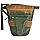 Handy Garden Tool Belt, with Multiple Pocket Heavy Duty Small Tool Belt Pouch Outdoor Gardening Tools Waist Belt for Women & Men Gardeners (Green and Brown)