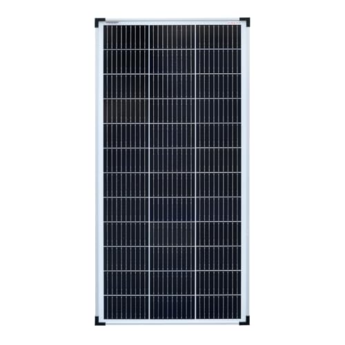 enjoy solar® 100W 12V Monokristallines Solarmodul, PERC 9BB - Solarpanel ideal für Wohnmobil,...