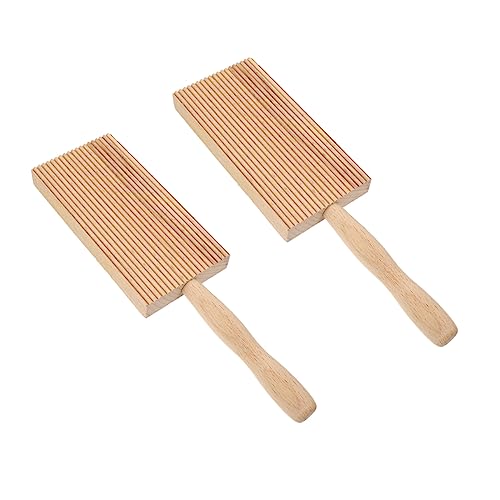 BRIGHTFUFU 2 Pack Pasta Makers Boards Gnocchi Board Collapsible Pasta Rolling Plate