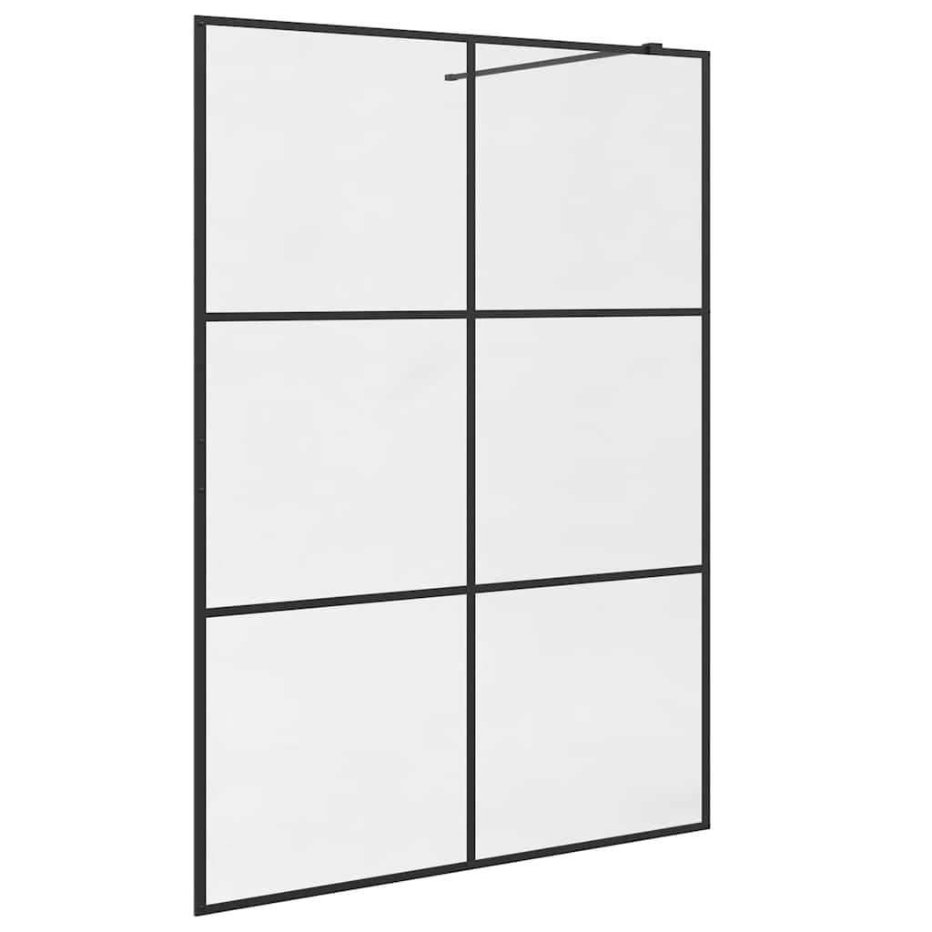 Fengshui Ścianka prysznicowa szkło przezroczyste ESG 5 mm 140 x 195 cm | Aluminiowa rama, regulowany profil, łatwe czyszczenie, wzornictwo typu "Walk-In"