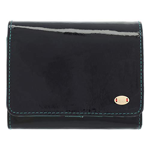 Portefeuille cuir véritable bleu marine Dakota Grosso bifold homme avec porte-monnaie