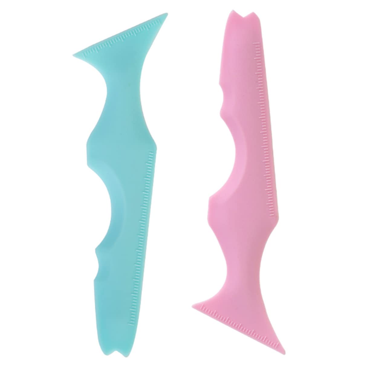 MAGICLULU 5 Set Di Stencil Per Il Trucco Eyeliner Ombretto E Guide Per Sopracciglia Modelli in Silicone Resistenti Facile Applicazione Per La Bellezza Quotidiana 2 Pezzi*5