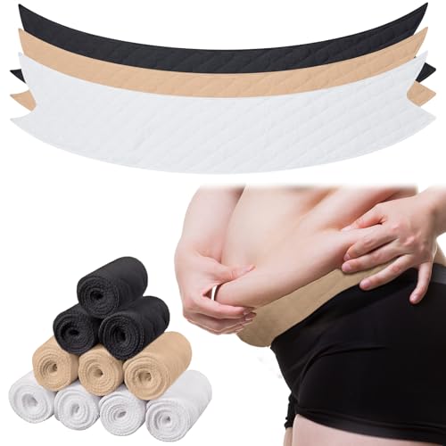 Image of 10 Pcs Tummy Liners for Sweat Rash Cotton Under Belly Sweat Liners Under Belly Absorber Pads Band for Skin Rash