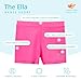 Lucky & Me Girls Dance Shorts for Gymnastics & Dancewear, Ella 3 Pack, Pink Lemonade Size 7-8 Years