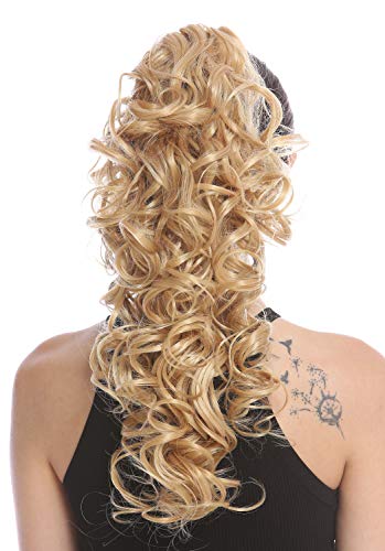WIG ME UP - MKB-6A-V-24B Ponytail Hairpiece Extensions optional Combs & Clamp long voluminous curled curls gold blond 17inch - Image 2