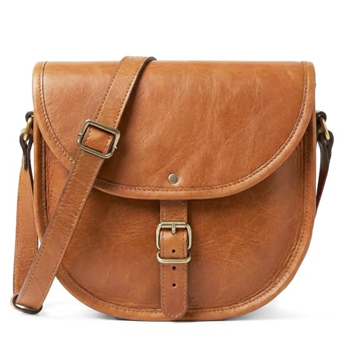 Sac à bandoulière en cuir véritable beige SID & VAIN l'élégance au féminin