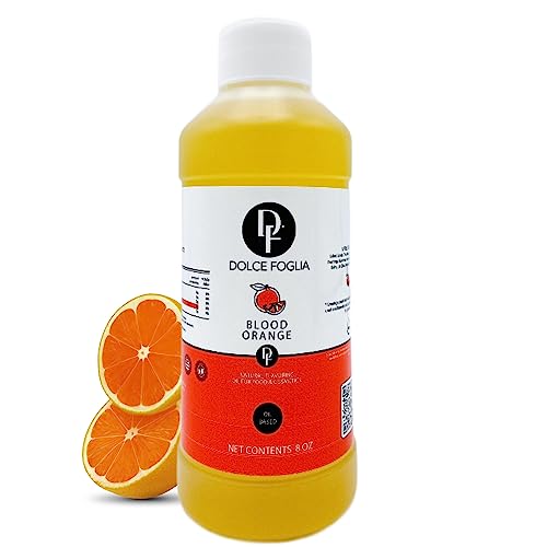 Dolce Flav Blood Orange Flavoring Oil for Baking, Candy and Cakes, 8 Fl Oz