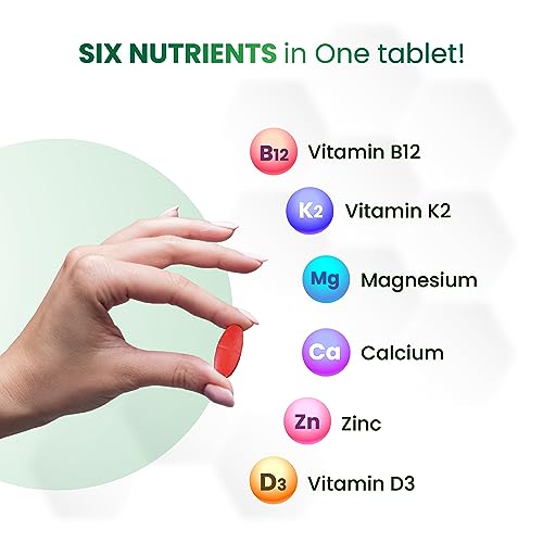 Calcium Magnesium Zinc D3 K2 B12 in one tablet - Image 4