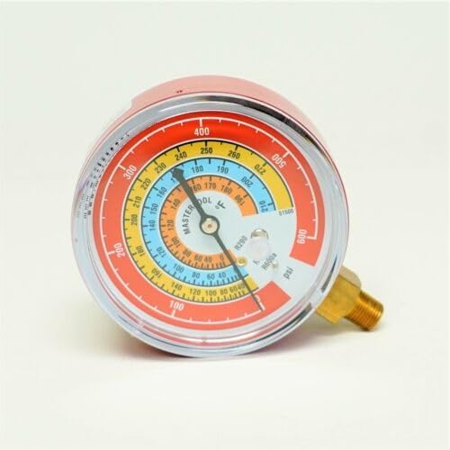 Replacement for fits Mastercool 51500 Manifold High Side Gauge Hydrocarbon R600a R290 R134a
