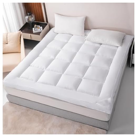 Mattress Topper 10cm 4Ft Small DOUBLE Size Bed Extra Deep hotel quality Enhancer Box Stitched Pad with Strong Corner Elastic Straps (10cm 4Ft Small Double - 120 x 190 CM)
