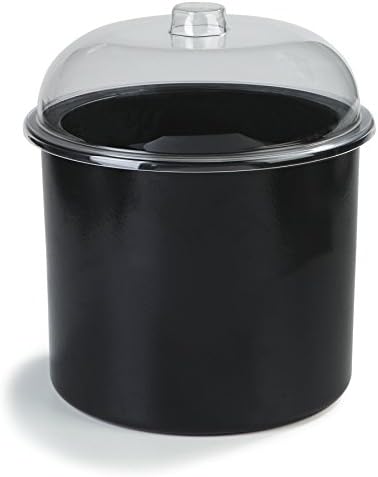 Carlisle FoodService Products Coldmaster Ice Cream Server Insulated Crock with Lid for Kitchens and Restaurants, Plastic, 3 Gallons, Black