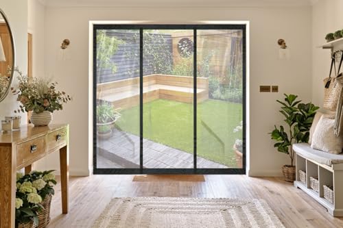 Image of Stylista Transparent Insulated Magnetic Door Curtain - Thermal, Insect & Dust Screen, Pest Control, Privacy Screen - Fits Doors up to 58 x 82 Inches. PVC Thickness 0.3 mm.