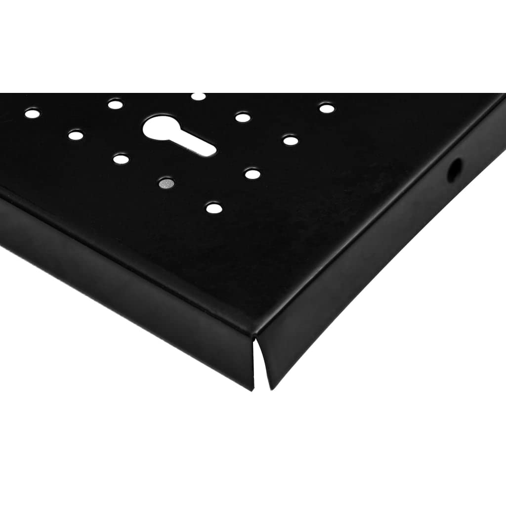 Werkzeughalter Lochwand Metall 60x120 cm mit 18 Doppelhaken, 3 teilige Werkstattwand für Garage, Werkstatt und Keller, platzsparende Aufbewahrung und Ordnung mit Wandmontage