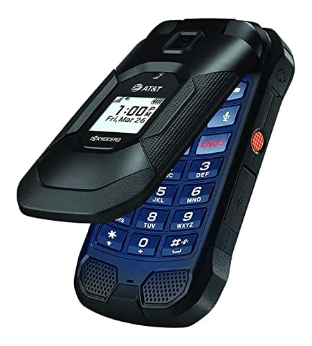 Kyocera Duraxe E4830 Epic At&T Flip Smart Phone 16Gb Rugged Ptt Wi-Fi Lte Black (Renewed) #TOP4
