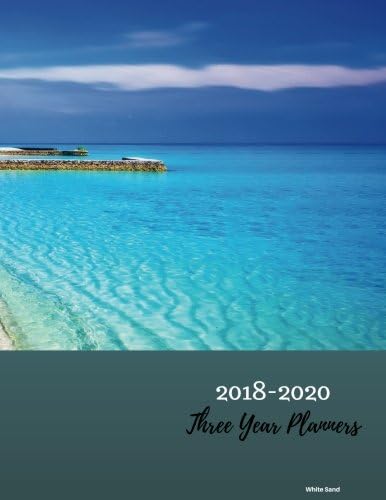 2018 - 2020 Wide Sand Three Year Planner: 2018-2020 Monthly Schedule Organizer - Agenda Planner for the Next Three Years/36 months calendar - 8.5 x 11 ... (3 year Diary/3 year Calendar/Logbook)