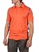 adidas Golf Men's Puremotion Tour ClimaCool Stripe Polo Shirt, Bahia Coral/Vivid Blue, X-Large
