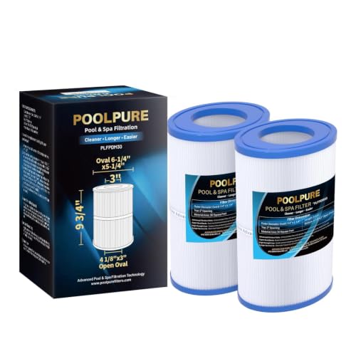 POOLPURE Oval Filter Spa Filter PDM30 Compatible with Dream Maker Hot Tubs 461269 261272 361269 461272 30 sq.ft Hot Tub Filter Cartridge 2PACK
