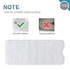MASS DYNAMIC Extra-Long Non-Slip Bath Mat – 100x40cm Transparent Clear Shower Mat with 200 Suction Cups & 176 Drain Holes, Anti Mould, Machine Washable, BPA-Free, Safe for Kids, Elderly & Pets #4