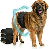 HUND IST KÖNIG Hundewindeln für Rüden [3 STK] Saugstarke Hundewindeln Rüde | Bequeme Hunde Windeln bei Inkontinenz Hund - Umweltfreundliche Rüdenwindel waschbar | Hundewindel leicht zu reinigen
