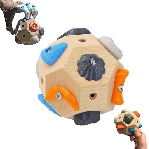 Handcrafted Climbing Blocks Boulder Block for Climbers Finger Strengthener & Grip Trainer for Rock Climbers Bouldering Training Tool - Ideal Gift for Beginners & Professionals