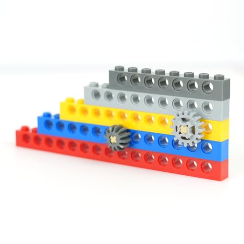 Image of MALEKO Technical Parts Building Blocks EV3 Accessories-Gears Beams Pins