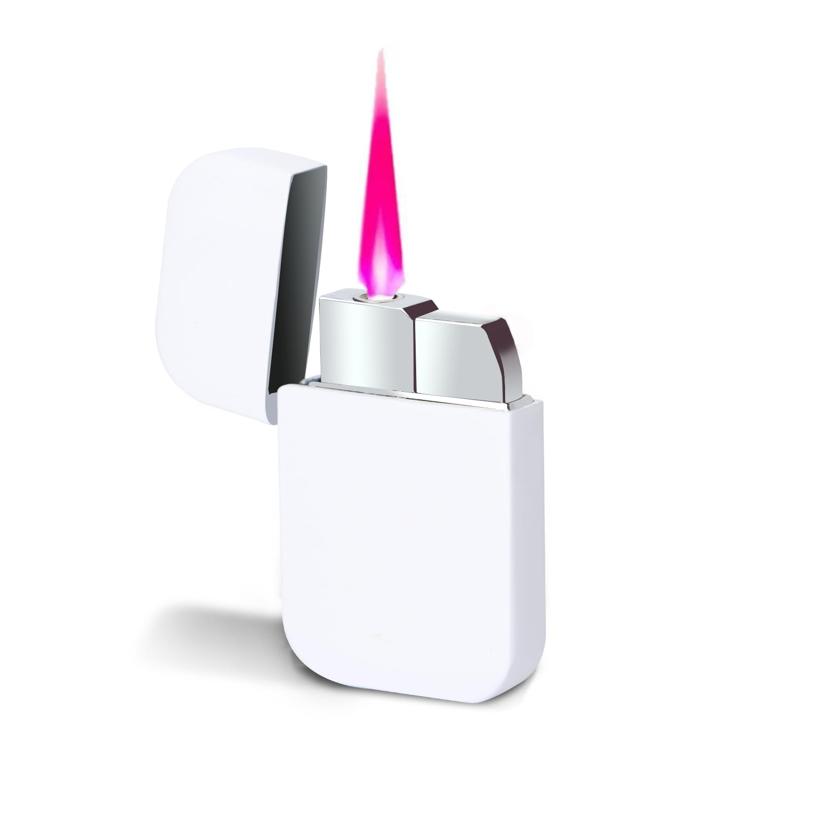 Pink Flame Torch Lighter Refillable Windproof Butane Lighter Cute Portable Sparkly Gift for Women Girls Teens Ideal for