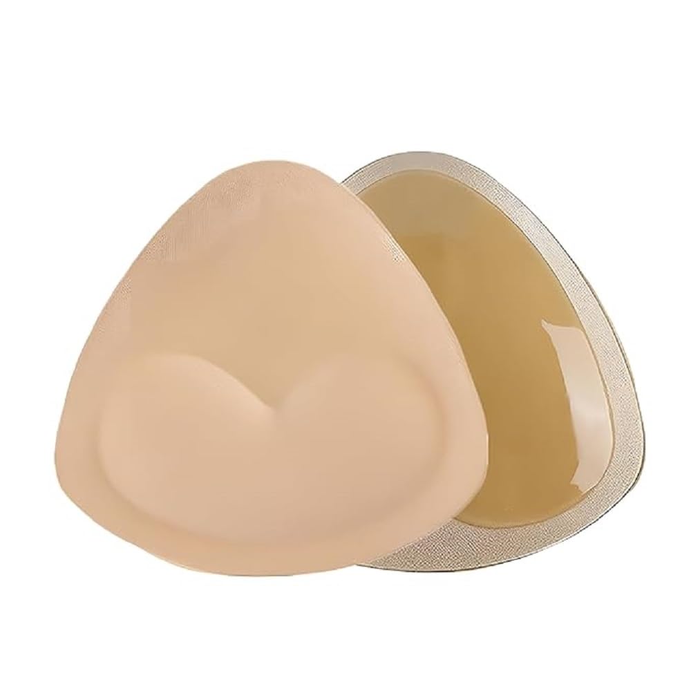 Sticky Push Up Bra Pad Inserts for Women - Reusable Adhesive Breast Lift Cups with Seamless Triangle Design, Sweat Resistant Silicone Pads for Backless, Strapless Dresses, Gowns-image-47