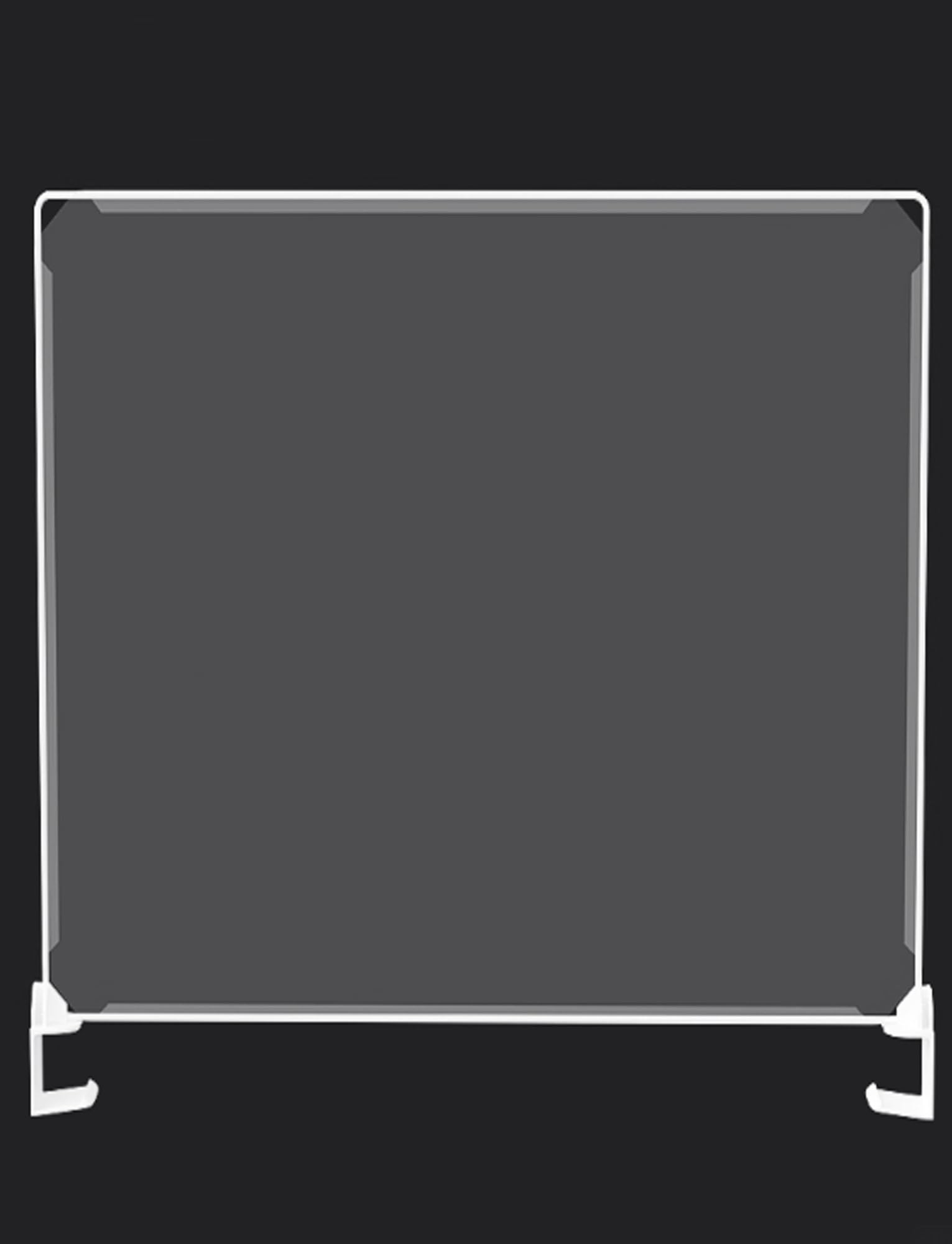 Paquete de 5 separadores de estantes ajustables para armario, separador transparente de armario, soluciones de almacenamiento, ideal para armarios y estanterías (17.6 x 15.6 pulgadas)