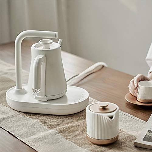 Tetera eléctrica con diseño de pico largo y apertura con un botón miniatura 6