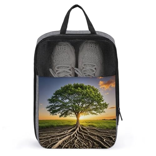 Bolsa inspiradora para zapatos de viaje que soluciona el desorden en la maleta