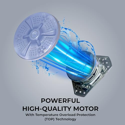 Image of Foxsky 8.5 kg Semi-Automatic Top Load Washing Machine Appliance (Aqua Wash)