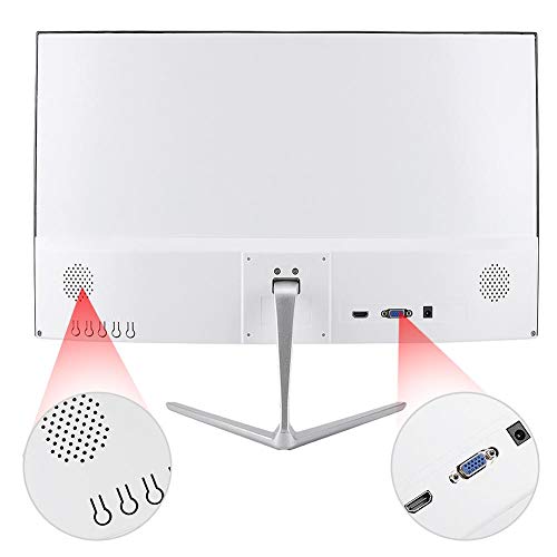 Annadue Monitor per Computer da 23,8 Pollici - HDMI VGA Visualizzazione a Schermo Intero LED a Schermo Grande TV HD Gaming Monitor 1920 * 1080(UE 110-240 V.)
