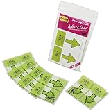 3M ポストイット フィルム 付箋 インデックスシール グリーン 20枚×2パッド×5パック 684P-KH-5P グリーン購入法適合