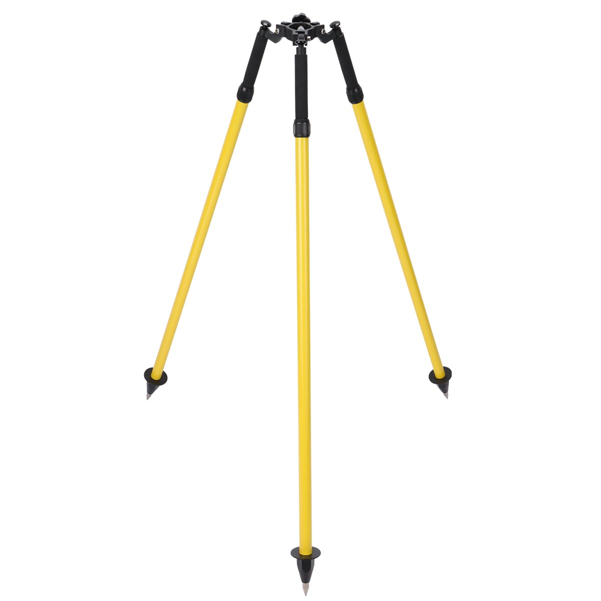 Dreibeinstativ mit Daumenauslösung, Aluminium-Stativ für Prismenstangen, Vermessung oder GPS-Pole der Totalstation, GPS, GNSS