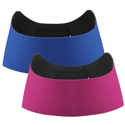 Angoily Adjustable Swim Headband Ear Protectors for Swimmers Bathing Ear Cover Set