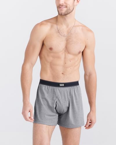 SAXX Underwear Co. Men's Underwear with Pouch Daytripper Boxer Short Fly 3Pk3