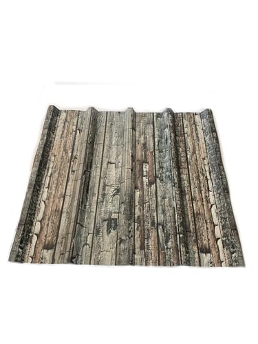 FT METALLI - Lamiera Grecata FT 540 CORTECCIA per Coperture e Pareti Esterni - Acciaio Zincato Preverniciato - Pannelli Ondulati Robusti Effetto CORTECCIA per Durabilità Estetica - Lunghezza 1000 mm