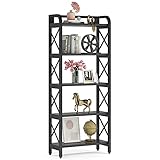 Tribesigns 5-Tier Bookshelf Modern Bookcase, 5 Shelves Living Room Shelf Display Shelf Book Storage...