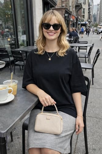 Image of ESTEEZ Womens Oversized Cotton High Low Tunic T-Shirt Dress