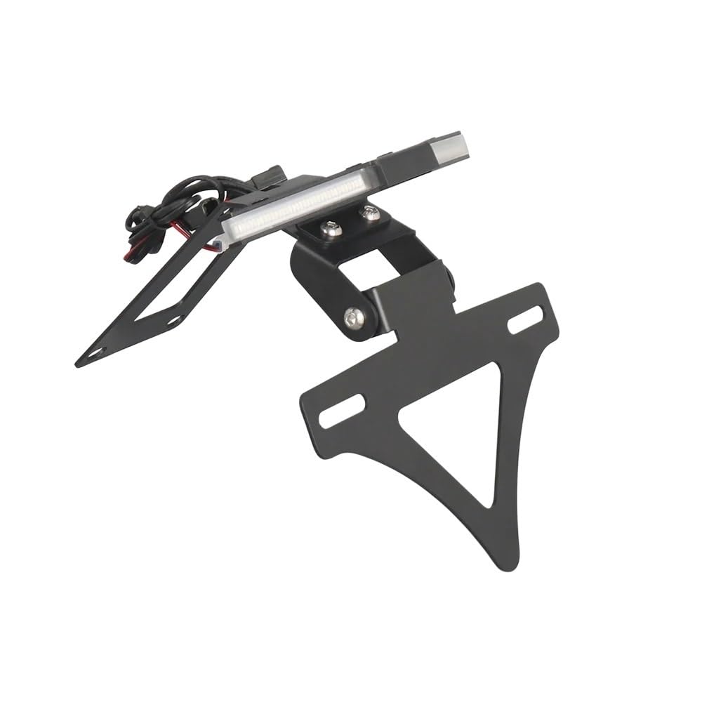 Support plaque immatriculation moto queue courte Monster 950 clignotant LED 2021