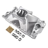 1957-1995 Compatible For SBC Single PLane High Rise 3000-7500 Aluminum Intake...